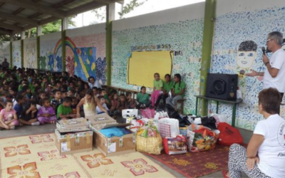 Remise de dons de l’école Luc Amoura